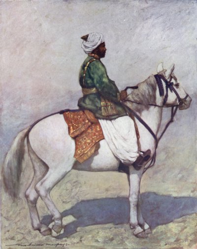 A Pathan Horseman by Mortimer Ludington Menpes